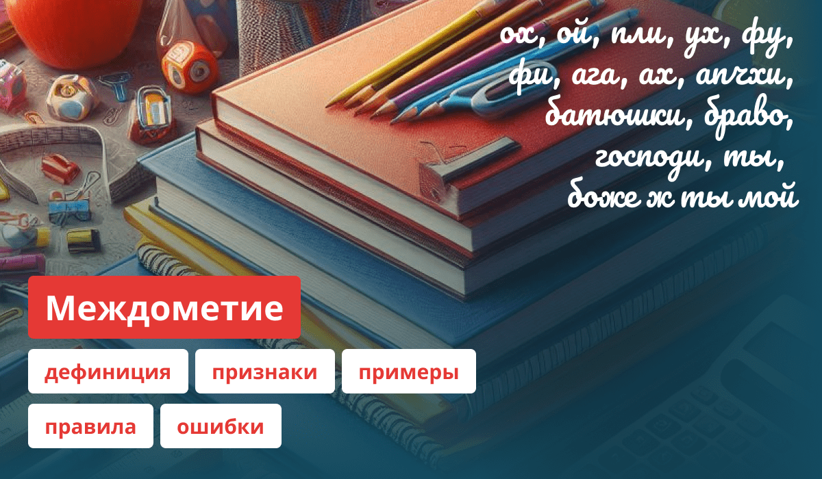 Описание и правила междометий русского языка