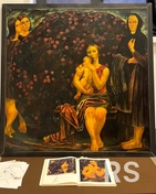 Художественная копия картины Савицкого «Куст роз»
Холст, масло 
Срок выполнения 5 месяцев.