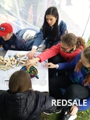 работа учителем в школе. Квест на природе