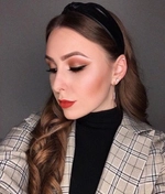 Выпускной макияж  ,растушеванная стрелка