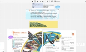 Фрагмент проведения работы на онлайн-доске. 