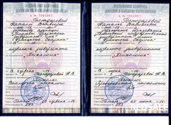 Диплом о высшем образовании по специальности "Психолог. Преподаватель психологии"