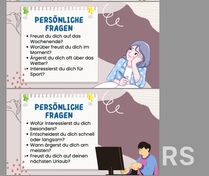 Часть разговорного урока по теме  Reflexive Verben 15стр.
Уровень A1-A2.
Время затраченное на разработку: 45min.